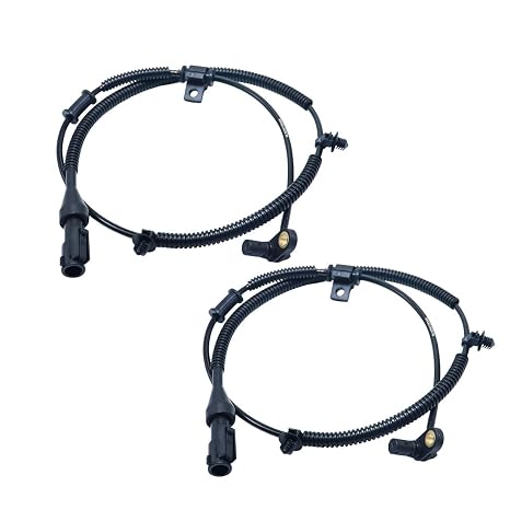 2PCS Front Left Right ABS Wheel Speed Sensor Compatible with Ford F150 2009 2010 Expedition Lincoln Navigator 2010 Front Driver or Passenger Side ABS Sensor Replacement for ALS1880 5S12305 9L3Z2C204A