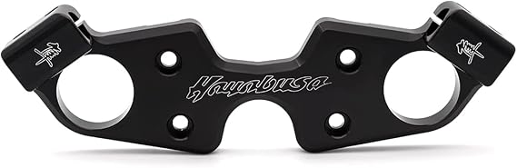 PROCNC CNC Motorcycle Lowering Triple Tree Front End Upper Top Clamp Fit for Hayabusa GSXR1300 1999 2007 2008 2009 2010 2011 2012 2013 2014 2015 2016 2017 2018 2019 2020 (Black)