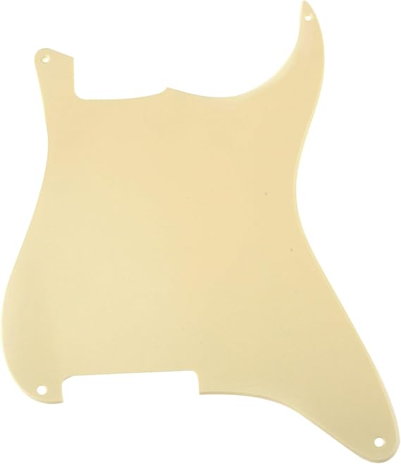 Musiclily Pro 4 Hole Guitar ST Pickguard Blanks Material 1Ply Cream