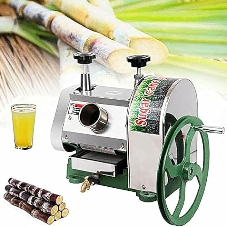 Sugar Cane Juicer, Manual Sugarcane Press, Commercial Sugarcane Grinding Press Extractor, for Homes Shops~