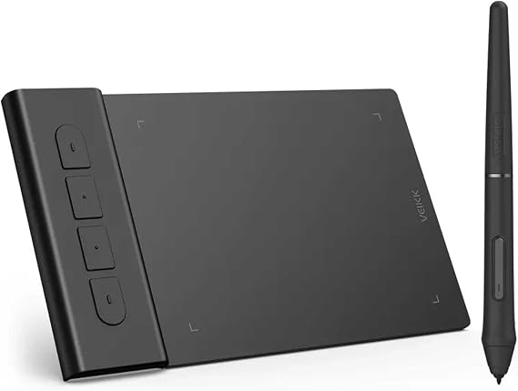 VEIKK VK430 Drawing Tablet 4x3 inch OSU Tablet,8192 Levels Pen Pressure