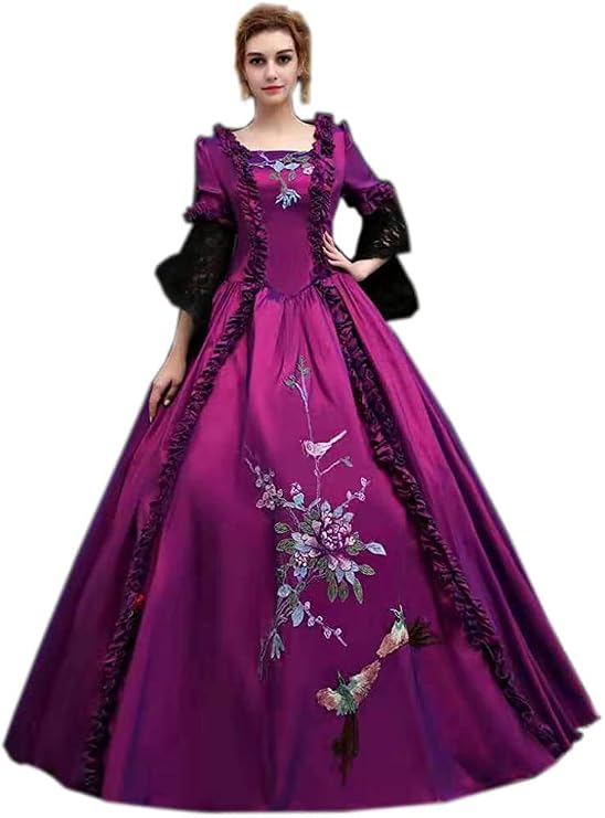 Rococo Victorian Baroque Marie Antoinette Dresses Renaissance Period Ball Gown