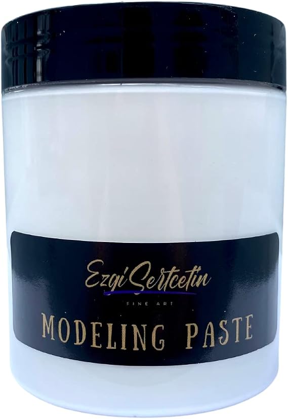 Premium Modeling Paste | Molding Paste | 8 oz | Lightweight | Ideal for Artwork and DIY | Perfect Density | Slow Drying | Hard as Stone When Dry