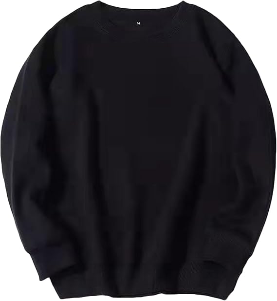 Generic Sweatshirts for Men 2024 Fashion Long Sleeve Solid Athletic Crewneck Shirts Casual Stylish Workout Tee Tops Going Out
