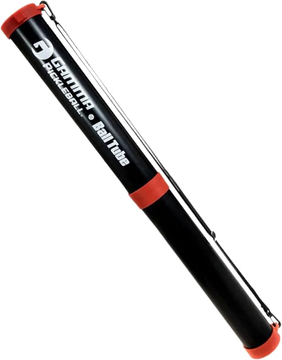 GAMMA Pickleball Ball Tube, Holds 12 Balls, Pickleball Equipment, Pickleball Court Acessories, Pickleball Ball Retriever, Indoor and Outdoor Balls, Easy & Compact