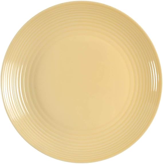 Royal Doulton 11 inch Maze Buttermilk Dinner Plate, Yellow