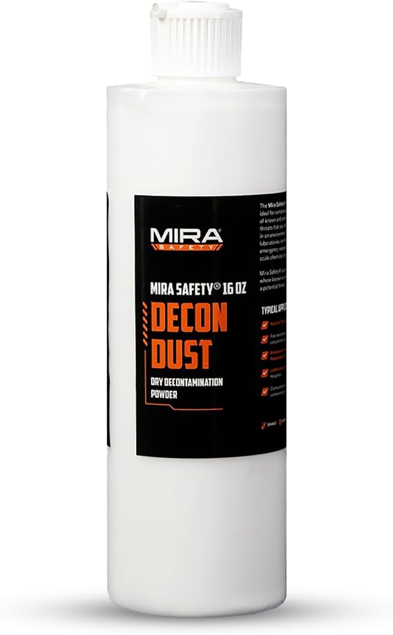 MIRA Safety DeconDust Dry Decontamination Powder 16oz, Waterless
