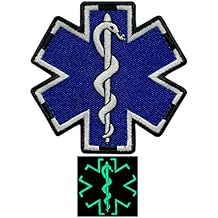 Medic EMS Paramedic Patch [Glow Dark -Hook Fastener -MG6