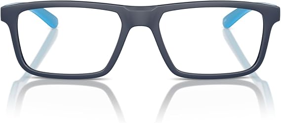 Arnette AN7249 Ogori Prescription Eyewear Frames, Navy Blue Matte/Shiny/Demo Lens, 51 mm