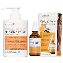 Elastalift Manuka Honey Hydrating Body Lotion + Vitamin C Anti-Aging Facial Serum Set