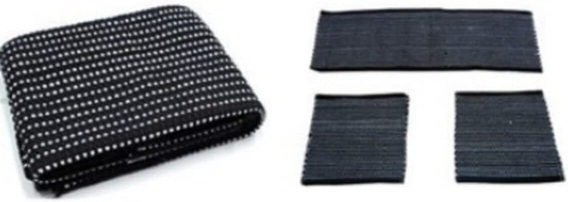 Oto Koltuk Serme Kilim Minder Siyah Beyaz 3 Lu Takim Set