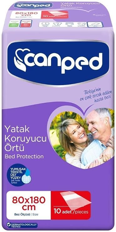 Canbebe Canped Yatak Koruyucu Örtü, 80x180 Santimetre