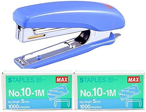 Max Stapler HD-10D with 2 Boxes 10-1M Staples (2000)