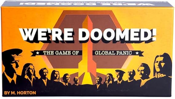 We're Doomed! - Apocalypse Survival Board Game - Cooperative Strategy for 4-10 Players - 15-Minute Race to Escape - Ideal for Competitive Game Nights & Group Gatherings