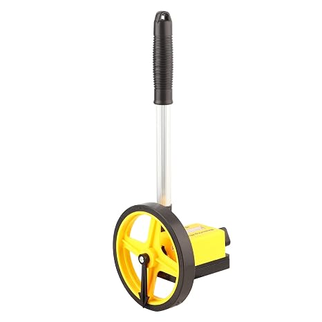 HURRISE Collapsible Measuring Wheel, Industrial Grade Foldable Distance Measuring Tool with Backpack and Tape Measure Kit for Surveying Construction Land Measurement