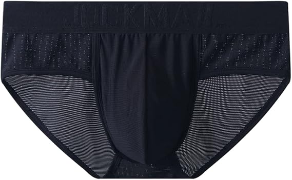 JOCKMAIL Mens Briefs Underwear Breathable Mesh Comfort Underwear Briefs Men Underpants Men's Athletic Supporters