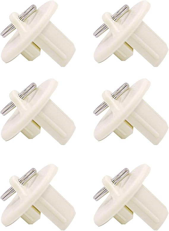Universal 3-Pack Pull Ring end Cap,Replacement Shade Parts of Exterior Sun Shades Outdoor/Indoor Roller up Blinds (Beige)
