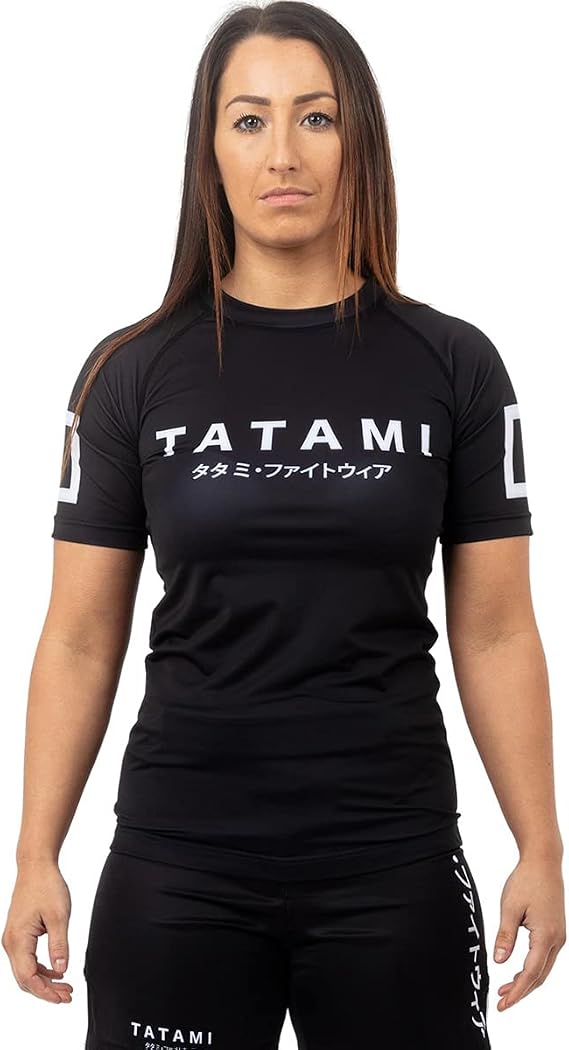 Tatami Fightwear Women's Katakana Short Sleeve Rashguard - Black