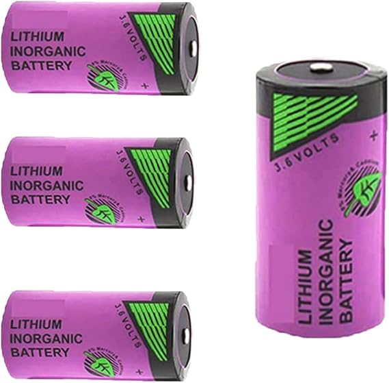 4-Pack TL-5920 Battery for Tadiran 3.6V 8500mAh Lithium C Battery Non-Rechargeable TL-5920 Battery for Tadiran Series Battery