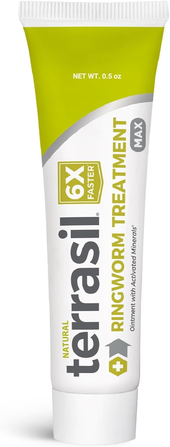 terrasil Ringworm Treatment Antifungal Cream, Kids & Adults, 0.5oz