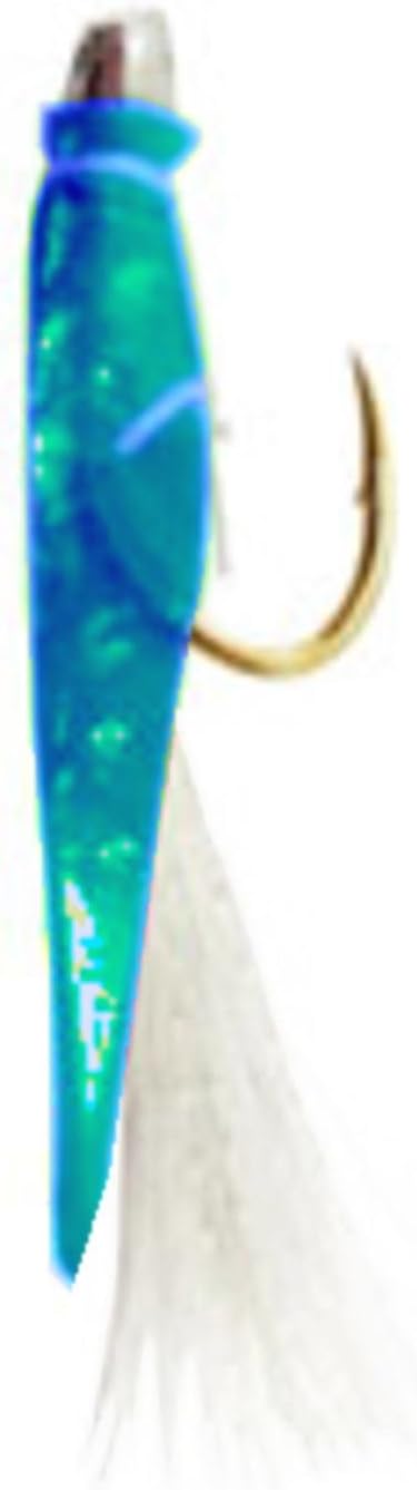 Forestry Fishing Tools Manufacturing 10 Pieces Tosabara Blue Aurora Mackerel, White Flasher, Asian Type Metal Wire No. 7
