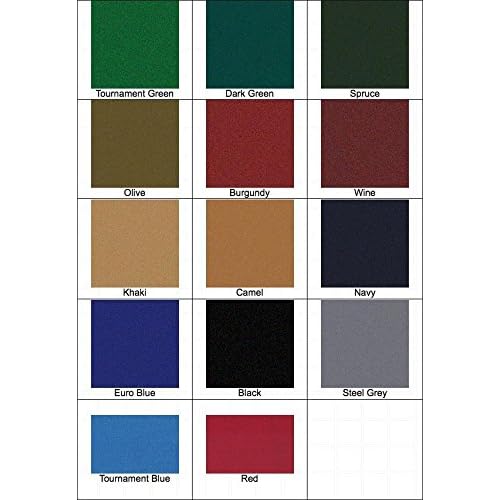 ProForm Pro 8 Oversized High Speed Professional Pool Table Cloth Felt - Steel Grey