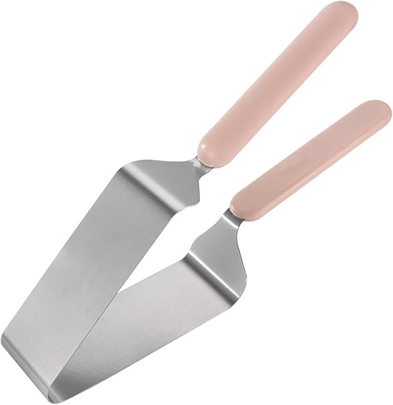 DUDOK 1/2 Pcs Cake Slicer Cutter - 27x5cm Stainless Steel Cake Slicer, Triangle Cake Spatula | Pie Server Utensil With Double Handle Design, Flatware Cake Cutter For Cakes Pizza And Pasteries