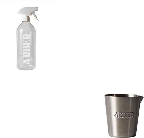 ARBER Spray Bottle + Measuring Cup for Gardening