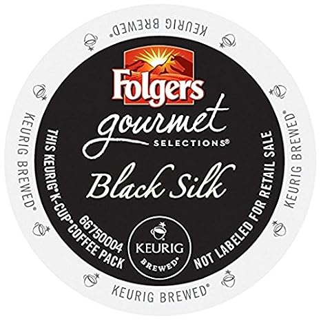 Gourmet Selections Black Silk Coffee K-Cups, 24/Box