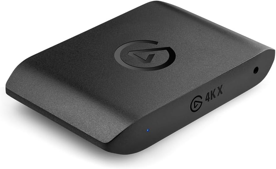 ExclusiveElgato 4K X – Capture 4K144 footage with ultra-low latency on PS5|Pro, Xbox Series X|S, Nintendo Switch 2, OBS, and more, HDMI 2.1, VRR, HDR10, USB 3.2 Gen 2 compatible, for