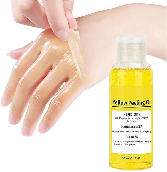 Yellow Peeling Oil, Yellow Peeling Oil Extra Strength, Yellow Peeling Oil for Dark Skin Dark Spots, Extra Strong Peeling Oil