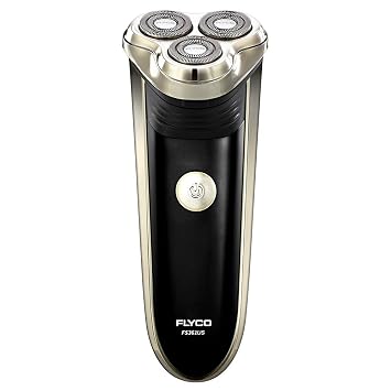 Electric Shaver for Men, Flyco Rotary Electric Mens Razors Rechargeable Close Shaver with Pop-up Trimmer & Waterproof Shaving Heads