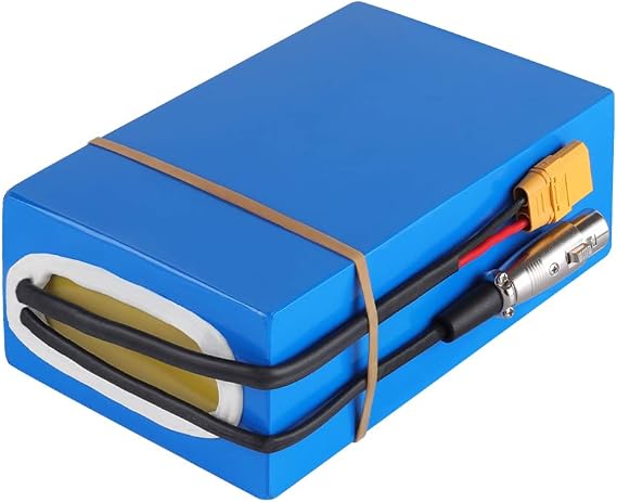 52V 20AH 50A Lithium Battery Pack with Charger, Rechargeable Power Pack - Compatible with Snow Thrower, Mobility Scooter, Utility Cart, Wheelbarrow, Lawn mowers, etc (52V20AH50amp,0-2500W)