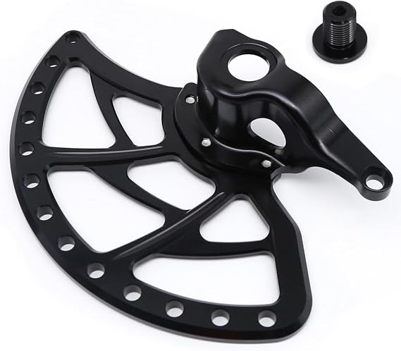 Front Brake Disc Guard Protector Cover for Sur-ron Ultra Bee Aluminum Black