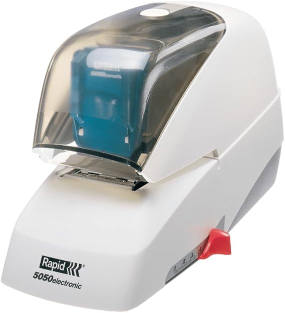 Rapid 5050 Heavy-Duty Flat Clinch Electric Stapler, 50 Sheet Capacity (73157)