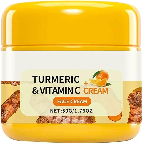 Brightening Face Cream with Turmeric & Vitamin C - Moisturizes, Radiance & Smooth Skin Long lasting moisturizing effect A gentle moisturizing cream that can be used every day 1