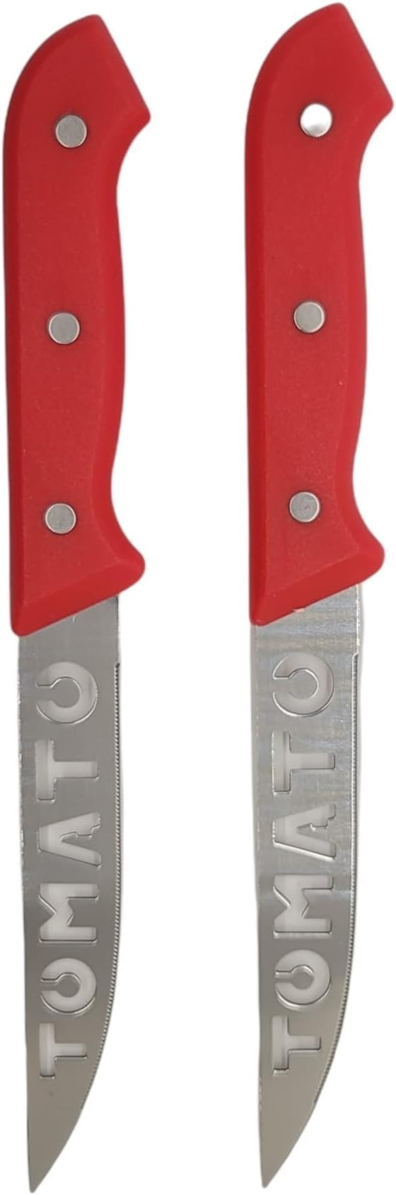 Handy Housewares 10" Serrated Stainless Steel Blade Tomato Slicing Knife Set - 2 Pack