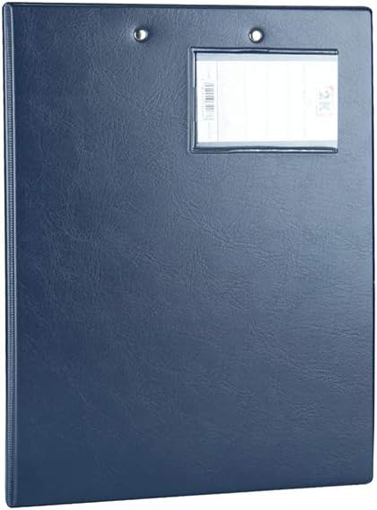 2K 290L Biala Double Mechanism Folder Secretarial and Sleeve Compression, Navy Blue