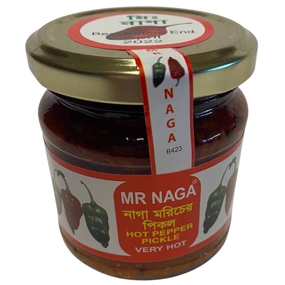Mr Naga Hot Pepper Pickle 190g