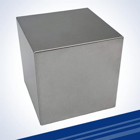 Midwest Tungsten Service Tungsten Cube Set, 2 Inch + 1 Inch (2 Cubes) - Solid Heavy Metal Desk Paperweight & Density Display Collectible, 5.2 lb 2-Inch Cube