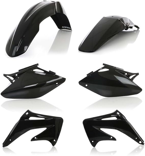 Acerbis Plastic Kit For Honda CRF450R (2004-2004) - black