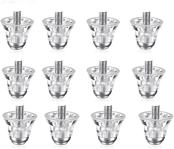 12Pcs Universal Metal Tipped Football Shoe Studs Replacement Soccer Cleats Boot Spikes for Shoes