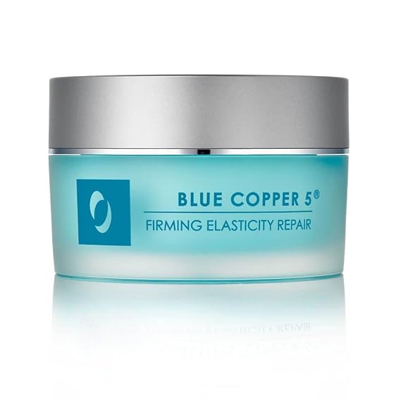 Osmotics Blue Copper 5 Firming Elasticity Repair Copper Peptide Anti-Aging Face Cream for Fine Lines, Wrinkles, Firmness & Elasticity, Sensitive Skin, 1.0 Fl Oz