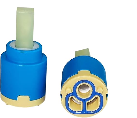 25mm Tap Cartridge Replacement Ceramic Disc Cartridge Ceramic Cartridge Water Mixer Tap Inner Control Faucet Valve for Single Handle Kitchen Basin Shower Faucet Part