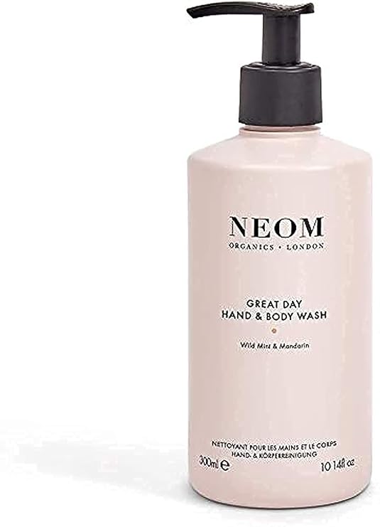 Neom Great Day Hand & Body Wash, 300ml | Wild Mint & Mandarin | Gently Cleanse & Soften...