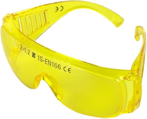 Robinair 16211 'Tracker' UV Enhancing Safety Goggles - Provides Eye Protection While Enhancing Visibility of Dye