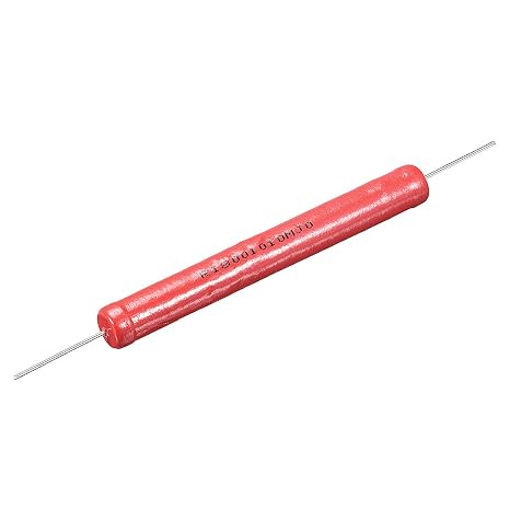 uxcell 10W Power Rating 10M Ohm High Voltage Glass Glaze Electric Film Resistor