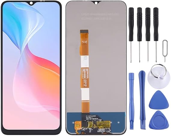 Screen Replacement for vivo LCD Screen and Digitizer Full Assembly for Vivo Y21s / Y21 / Y21a / Y21e / Y21T / Y21G / Y33e / Y33s 5G / Y32 / Y01 / Y02s / Y16 V2111 V2110 LCD Screen