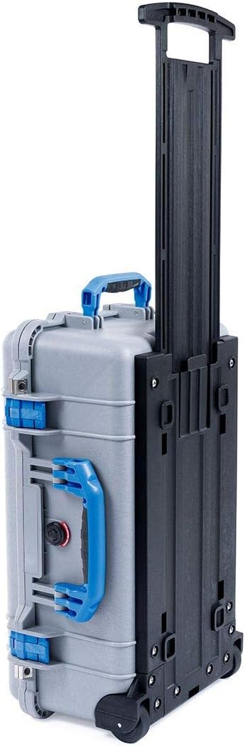 Silver & Blue Pelican 1510 case no Foam/Empty.
