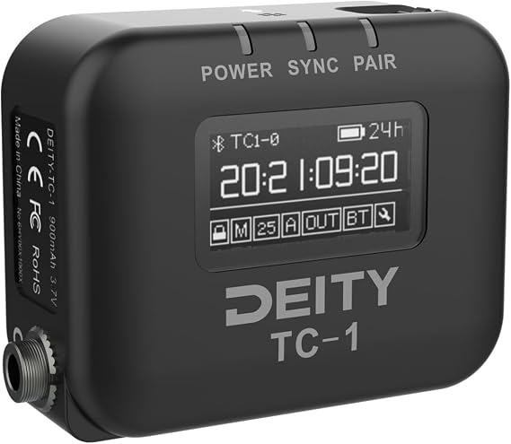Deity TC-1 Wireless Timecode Box Generator (Black)